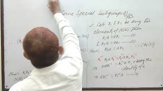 Subgroups and Cosets 4 Some Special Subgroups 2 by Yogendra Bahadur Singh Chauhan [upl. by Arrik386]