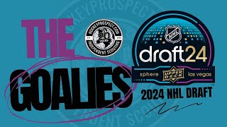 2024 NHL Draft Goalie Prospects [upl. by Rosenblast]