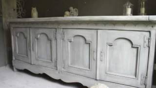 Patine dressoir massifwmv [upl. by Majka]