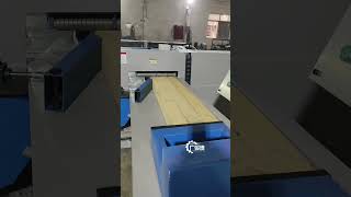 CNC cross cut saw woodworkingmachinecrosscutting cuttingsawing [upl. by Nylarak]