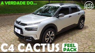 Verdades sobre o Citroen C4 Cactus Feel Pack 16 AT  Avaliação VeiculARTE [upl. by Ardied]