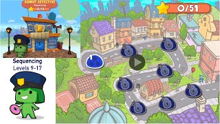 Puzzles Level 1 917  CodeSpark Academy learn Sequencing in Donut Detective  Gameplay Tutorials [upl. by Enel181]