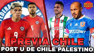 MEDIAPUNTA PREVIA CHILE VS BOLIVIA  POST PARTIDO U DE CHILE VS PALESTINO [upl. by Anidualc994]