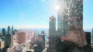 close up view of the Sears Tower from the 50th floor across the street 🔥 [upl. by Pegasus330]