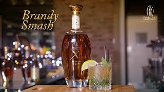 How to make a simple Brandy Smash  St Agnes Brandy Cocktail Recipes [upl. by Eedahs]