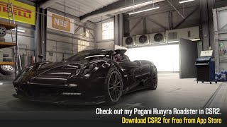 CSR2  Huayra Roadster gold  tune amp shift  7968 [upl. by Gnirol256]