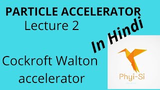 Particle accelerators Lecture 2  Cockcroft Walton accelerator [upl. by Einon523]