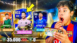 NADIE ESPERABA QUE ME SALIERA ESTE JUGADOR en FIFA MOBILE 😱 Messi Neymar Jr amp Márquez [upl. by Aitra]