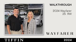 Tiffin Talks  2024 Class C Wayfarer 25 RW Walkthrough [upl. by Torras]