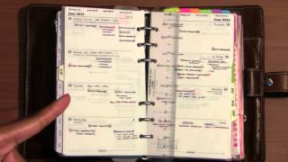 Ways of a Filofax Part 2  The Priority Calendars [upl. by Eilloh563]