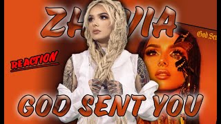 Zhavia God Sent You Audio Reaction [upl. by Adyht]