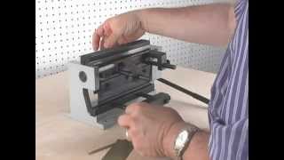 Demonstration of MicroMark 82820 Mini Metal Shear  Brake [upl. by Freemon]