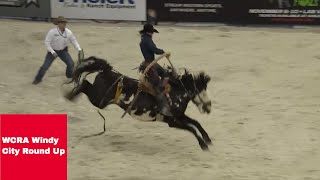 Rank Rodeo Wrecks Colt Gordon Bucks Off At WCRA [upl. by Yemorej]