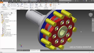 Cycloidal drive  Autodesk Inventor [upl. by Hendren679]