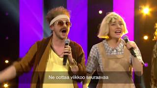 Sketsihahmokilpailun voittajan julkistus ja loppulaulu  Finaali  8 live  Putous 12 kausi  MTV3 [upl. by Deste]