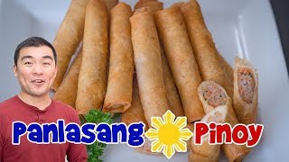 Panlasang Pinoy Lumpia Recipe Remake  Makeover of Oldest Lumpia Video [upl. by Sig]