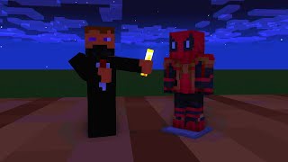 Я сделал обзор на мод Fisk superheros  minecraft superheros dmitriycraft [upl. by Abert]