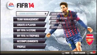 FIFA 14 SETTINGSGAMEPLAY PSP ULTRA HD [upl. by Nayk]