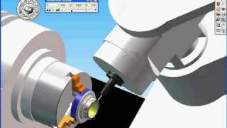 GibbsCAM  5axis machining simulation in a Mazak Integrex [upl. by Zaragoza]