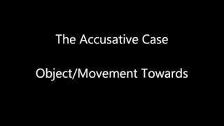 Latin Recap  The Accusative Case [upl. by Nalat511]