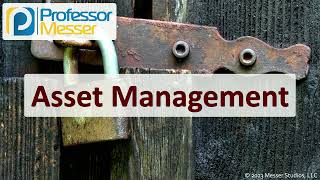 Asset Management  CompTIA Security SY0701  42 [upl. by Joerg]