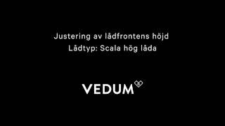 Vedum Kök amp Bad  Justering höjd lådfront Scala hög [upl. by Watkins]