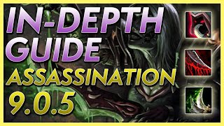 905 IN DEPTH Assassination Rogue Guide Venthyr Single Target Opener and Raiding Build EXPLAINED [upl. by Morty]