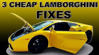 3 COMMON LAMBORGHINI GALLARDO PROBLEMS SOLVED CHEAP [upl. by Enelyaj]