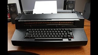 IBM Selectric typewriter review  and how it works [upl. by Festa140]