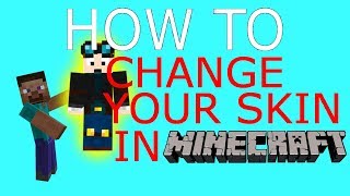 How To change your skin in Minecraft 1144 [upl. by Derrej]