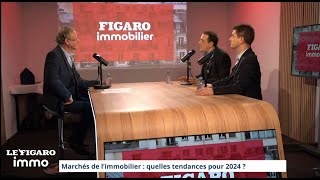 Immobilier  quelles tendances sur les marchés en 2024 [upl. by Jeni]