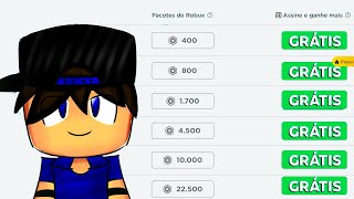 COMO CONSEGUIR ROBUX GRÁTIS NO ROBLOX 100 ATUALIZADO 2023 [upl. by Monte]