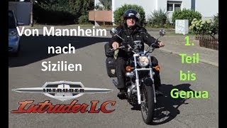 2017  Motorradtour nach Italien  bis Sizilien Teil 1 [upl. by Ib184]