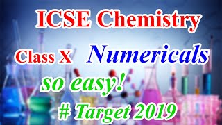 Numerical Problems  Chemistry  Empirical and Molecular Formula  ICSE Class 10 [upl. by Itirp]