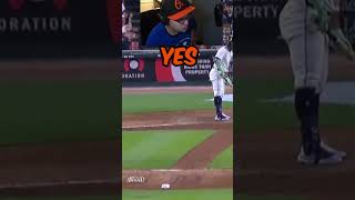 Corbin Bring the BOOM orioles baseballreaction viral shorts mlb mlbhighlights [upl. by Nomar]