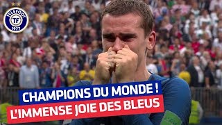 Coupe du monde  la joie des Bleus après la victoire [upl. by Arocet199]