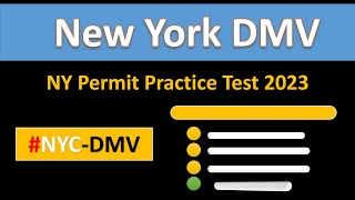 NY Permit Practice Test 2023 New York DMV Knowledge Test Online [upl. by Macmillan159]