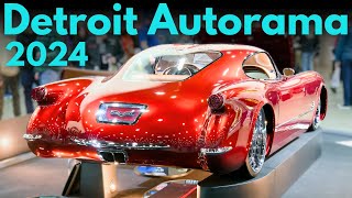 DETROIT AUTORAMA 2024  RIDLER AWARD SHOW 1 Hour of Custom Cars Hot Rods Muscle Cars amp More in 4K [upl. by Penthea]