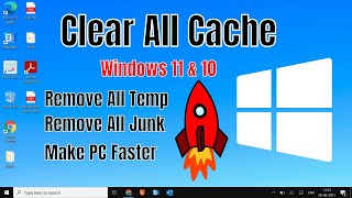 How to Clear ALL CACHE amp JUNK From Windows 11 amp Windows 10 Easy Way [upl. by Einial332]