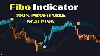 The Most Accurate Fibo Indicator in TradingView  100 Profitable Scalping Strategy [upl. by Elades]