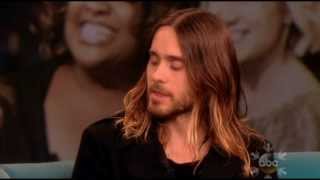 Jared Leto Full Interview on The View 1242013 [upl. by Nerin]