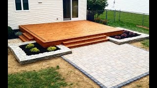 Building a Modern Deck and Patio [upl. by Miriam]