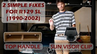 Two SIMPLE DIY Repairs for Mercedes R129 SL [upl. by Terriss]