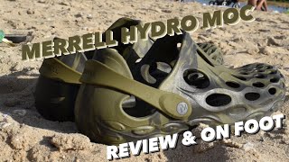 MERRELL HYDRO MOC  SNEAKER REVIEW amp ON FOOT [upl. by Ellenehc226]