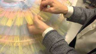 Constructing a Classical Ballet Tutu Part 5 Hooping amp Quilting the Skirt  University of Akron [upl. by Tisha]