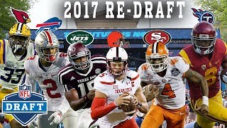 ReDrafting the 2017 Rookie Class  NFL Throwback [upl. by Borg]