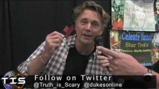 John Schneider talks Illuminati amp Missing trade towers at NY NY in Las Vegas w TRUTHISSCARYcom [upl. by Ibby]