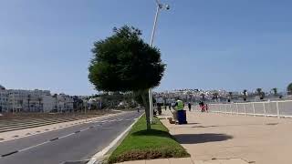 frente a la playa en Tánger se encuentra La Marina Bay التمتع بالمارينا بطنجة [upl. by Ffej228]