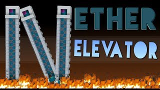 Nether Elevator Who needs Bubbles   Minecraft 112  1143 [upl. by Hiram]