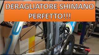 Regolare i nuovi deragliatori Shimano La catena non tocca mai più il cambio anteriore [upl. by Aneej310]